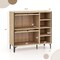 Costway Shoe Storage Cabinet with Flip Doors Adjustable and Removable Shelves for Entryway